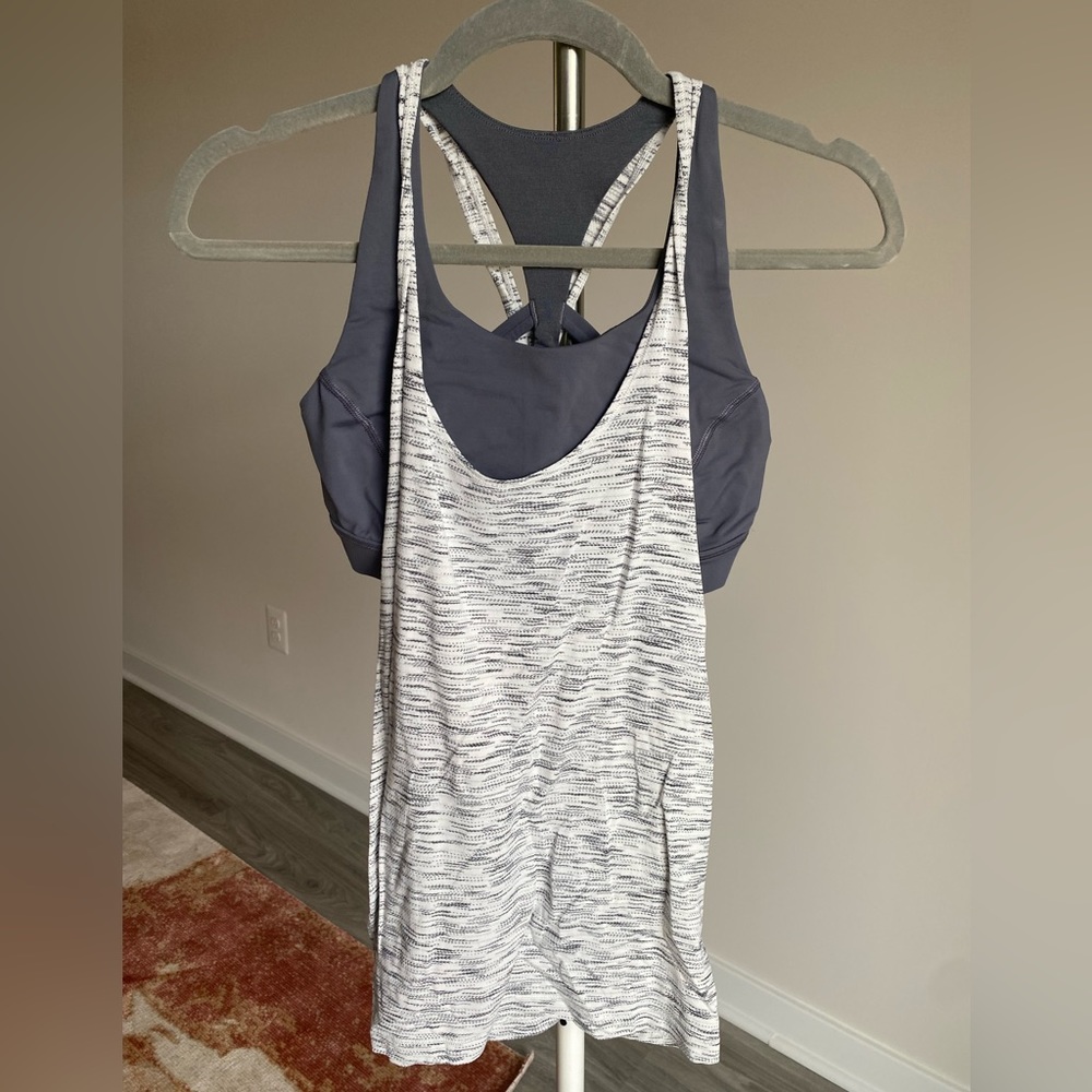 Lululemon Sports Bra Tank Top Size 6